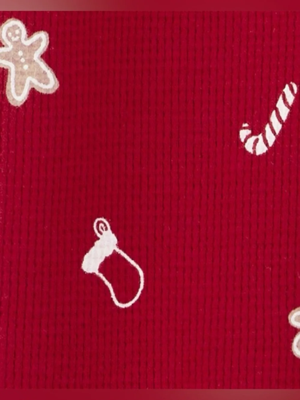 CARTER’S CANDY GINGERBREAD SLEEP N’ PLAY - RED SIZE 3M (NEW WITH TAGS) A11